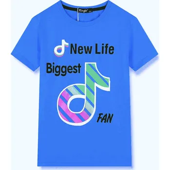 Chlapecké triko - KUGO FC0251, světle modrá Barva: Modrá světle, Velikost: 122