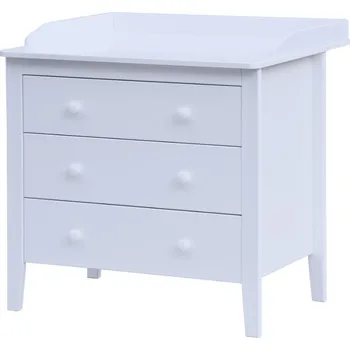 přebalovací pult a komoda Scarlett Dětská komoda s přebalovacím pultem Laura - bílá