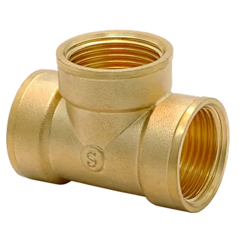 Fitinka Mosazný T-kus 6/4" 130 FFF STANDARD