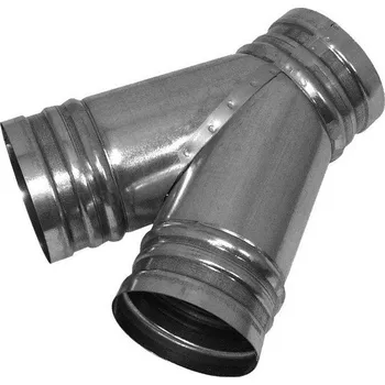 Vzduchotechnické potrubí D-Klima Kalhotový kus 125/100/100 mm