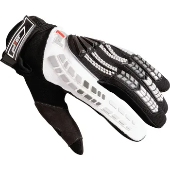 Moto rukavice Rukavice PIONEER, PILOT (černá/bílá) (Velikost: S)