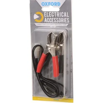 Prodloužený kabel s klipy typu "krokodýl", OXFORD (konektor standard, délka kabelu 0,5 m)