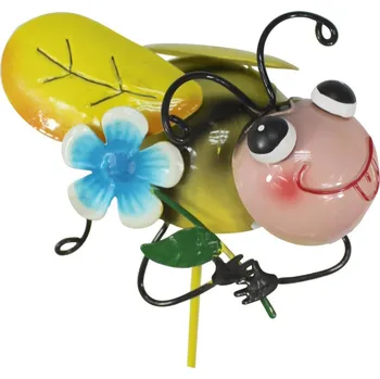 Zahradní dekorace Včela velká na tyčce / CH8515