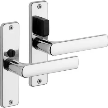 Dveřní kování Interiér. kování ROSTEX 804 kliky se štíty mezipokoj