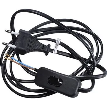 Napájecí kabel Flexo šňúra s vypinačem 2 metry