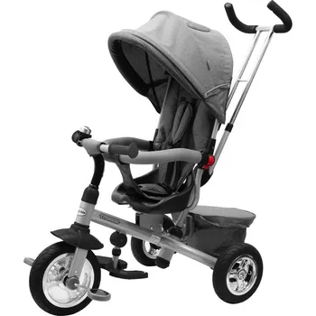 Baby Mix Typhoon tříkolka 3v1, šedá