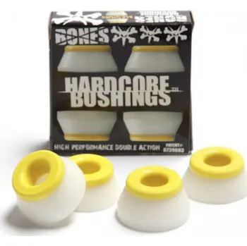 Silentbloky Bones HardCore Bushings Medium white/yellow