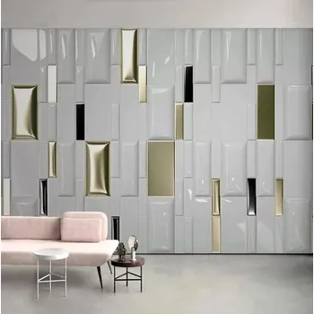 Tapeta Solution Media 3D tapeta - Obdelníková stěna MU3668 2 - Voděodolná hedvábná tkanina - Textilní tapeta lesklá - 200g/m2