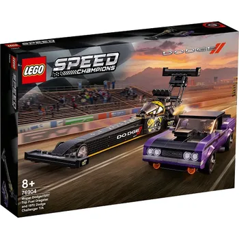 Stavebnice LEGO LEGO Speed Champions 76904 Mopar Dodge-SRT Top Fuel Dragster a 1970 Dodge Challenger T-A