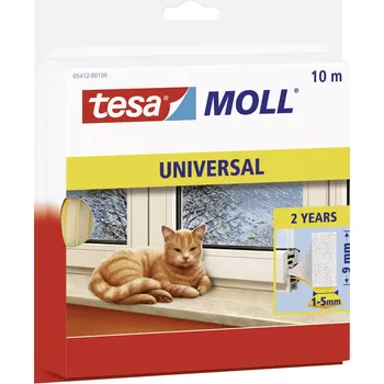 Izolační páska tesa UNIVERSAL 05412-00100-00 těsnicí páska tesaMOLL® bílá (d x š) 10 m x 9 mm 1 ks