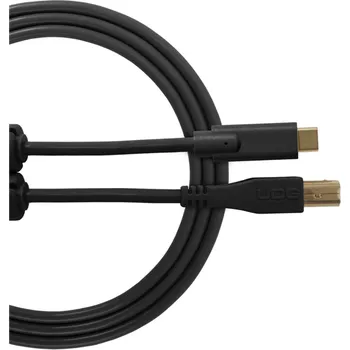 Datový kabel UDG Ultimate Audio Cable USB 2.0 C-B Straight 1,5m Černá (USB kabel, délka 1.5m, USB C, rovný)