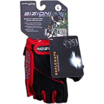 Cyklistické rukavice Rukavice na kolo PRO DOSPĚLÉ Lasting GS33 - ČERVENÉ velikost rukavic: XS