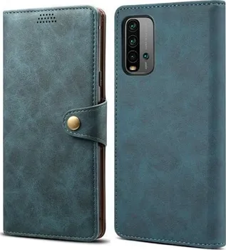 Pouzdro na mobilní telefon Lenuo Leather pro Xiaomi Redmi 9T modré