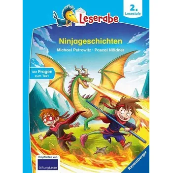 První čtění Ninjageschichten - Leserabe ab 2. Klasse - Erstlesebuch für Kinder ab 7 Jahren - Petrowitz, Michael