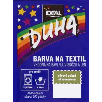 IDEAL Duha Barva na textil 15 g, olivově zelená