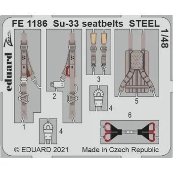 1/48 Su-33 seatbelts STEEL (MINIB.)