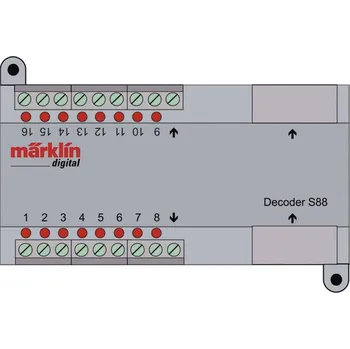 Modelová železnice Märklin 60882 DC dekodér S 88 DCC