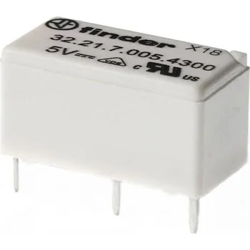 Relé Finder 32.21.7.012.4300, 32.21.7.012.4300 relé do DPS, monostabilní, 1 cívka, 250 V/AC, 6 A, 1 ks