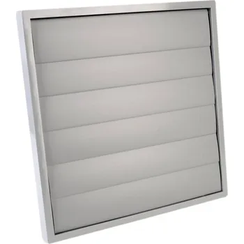 Průmyslový ventilátor Wallair N34865 ventilační mřížka s žaluziemi (d x š) 29.4 cm x 29.4 cm