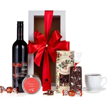 Dárkový potravinový koš Dárkový box Portrét dámy