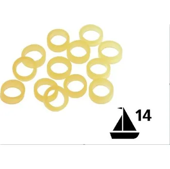 Dentální hygiena Dentaurum Gumové tahy 5/16 strong 184g - 8mm - 100ks
