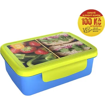 Svačinový box ZDRAVÁ SVÁČA RECEPTY se SLEVOVÝM KUPÓNEM VZS18761