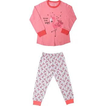 Dívčí pyžamo Dívčí pyžamo lososové WOLF S2152B Velikost: 128