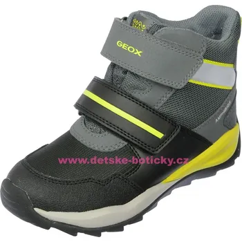 Chlapecké tenisky Geox J840BA 011BC C0802 black/lime 31
