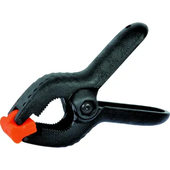 Truhlářská svěrka Pružinová svorka s pohyblivými závěsnými čelistmi pro všestranné použití, 100 mm AVIT AV12010 Rozpětí (max.):30 mm Vnější délka: 100 mm