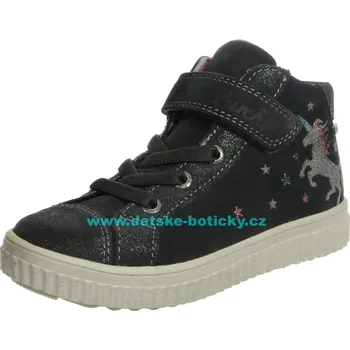 Dětská treková obuv Lurchi 33-37000-25 Yuna-tex charcoal 27