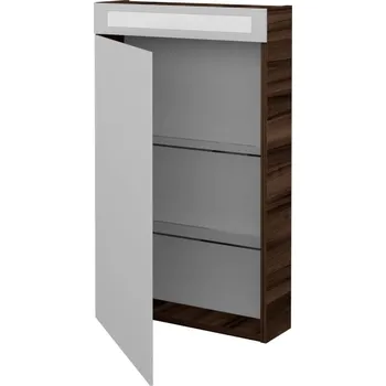 Koupelnový nábytek Dřevojas - Jednodvéřová galerka MAX GAO 50 - D06 Ořech / Levé 135560