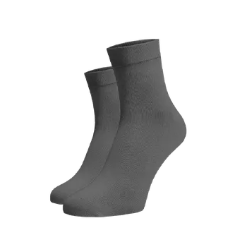 Dámské ponožky Střední ponožky tmavě šedé Tmavě šedá Bavlna 39-41