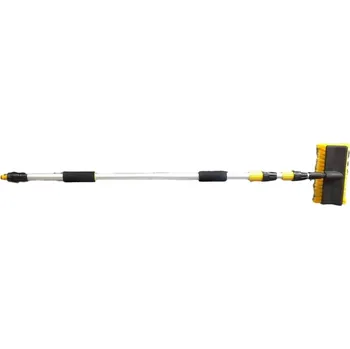 Mycí kartáč na vozidlo Mycí teleskopický kartáč s ventilem, délka 3 metry