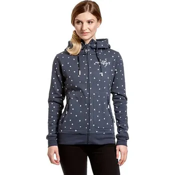 Meatfly dámská technická mikina Omni Navy Birds | Modrá | Velikost XS