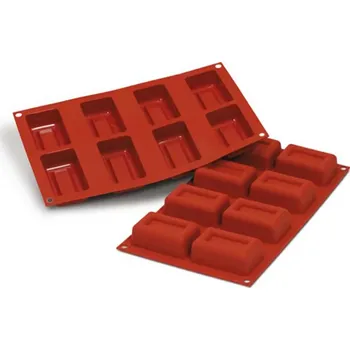 Forma na pečení Forma silikonová (8 ks cihla) 7,2x4,5 v.2,6cm