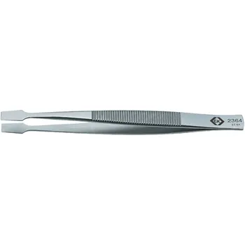 Kosmetická pinzeta C.K T2364 uchopovací pinzeta, 127 SA, ve tvaru špachtle, 105 mm