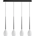 Azzardo AZ0100 stropní závěsné svítidlo Izza 4x50W | E14 | IP20 - bílá + STOLNÍ OTOČNÝ VENTILÁTOR BERGEN - NASTAVITELNÝ, BÍLÝ