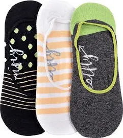 Dámské ponožky Meatfly ponožky Low socks - Triple pack H/ Anthracite | Mnohobarevná | Velikost One Size
