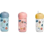 Suavinex Lahvička s brčkem FOREST 340 ml Modrá