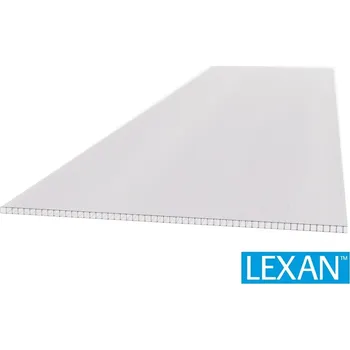 Polykarbonátová deska Polykarbonátová deska LEXAN komorová 6 mm čirá 2UV Délka: 1500, Šířka: 1050
