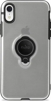 Pouzdro na mobilní telefon PURO Magnetic Ring pro iPhone Xr černé