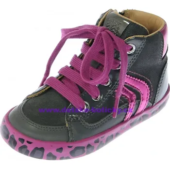 Dámské tenisky Geox B54D5B 02243 C9325 dk grey/fuchsia 24