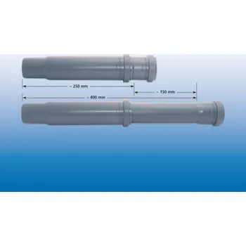kanalizace Teleskopická trubka DN 50 nastavitelná délka 250 - 400 mm - R/4740