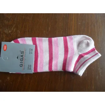 Dámské ponožky PROUŽEK-dámské ponožky kotníčkové GIGAS 37-38(24-25) (kotníčkové dámské ponožky)