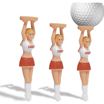 Golf Longridge Caddy Tees plastová týčka, 75mm, 3ks