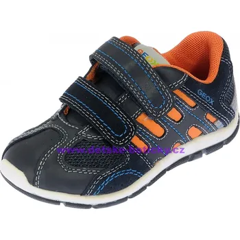 Chlapecké tenisky Geox B5232A 04314 C0820 navy/orange 24