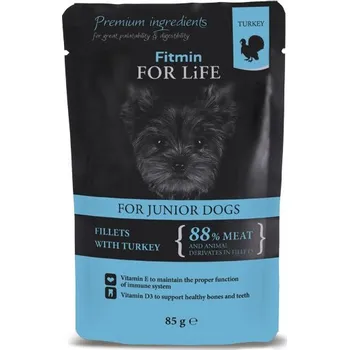 Krmivo pro psa Fitmin FFL Dog Pouch Puppy Turkey 85 g