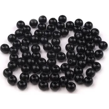 Dětské navlékací korálky Plastové korálky 20g průměr 6mm (200465)