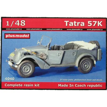 Plastikový model Plusmodel 1/48 Tatra 57K (complete resin kit)