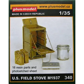 Plastikový model Plusmodel 1/35 U.S. Field Stove M1937